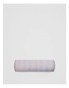 Iris Bolster Cushion in Ciel Blue