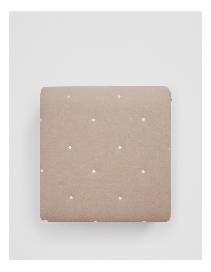 Lorris Australian Cotton Double Quilt Cover in Natural image 1