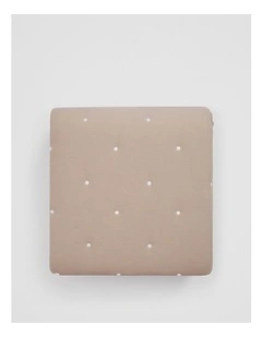 Lorris Australian Cotton King Single Quilt Cover in Natural