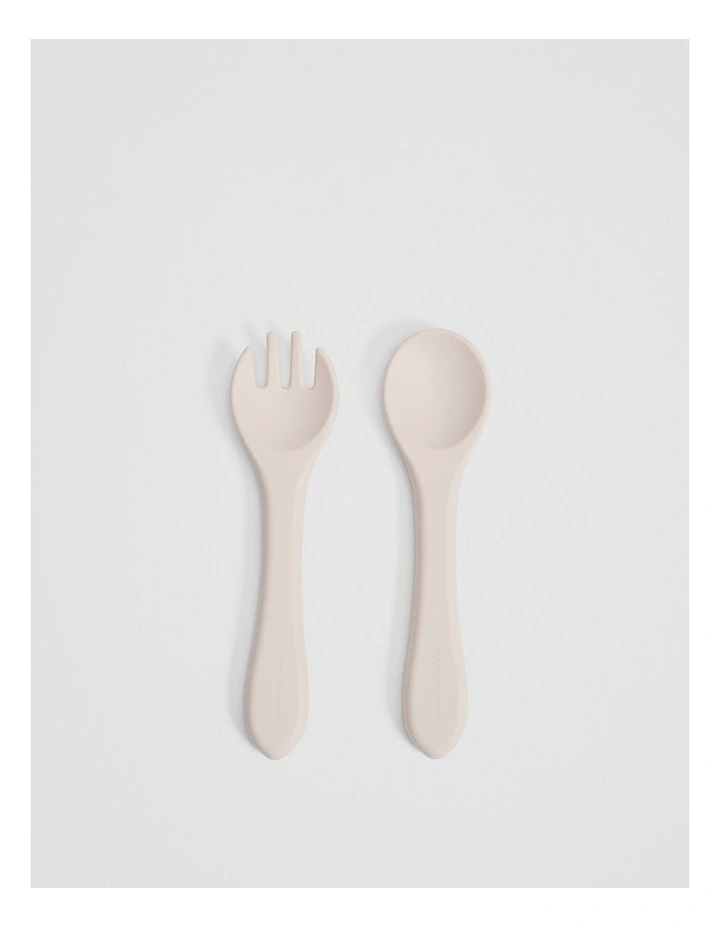 Lumi Kids Cutlery Set in Natural image 1