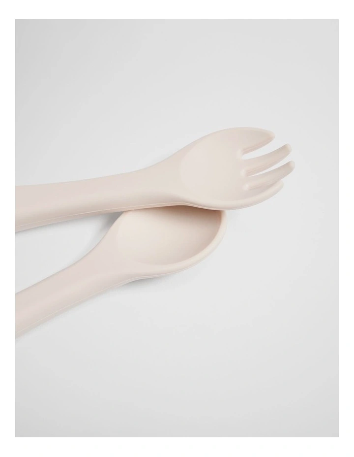Lumi Kids Cutlery Set in Natural image 2