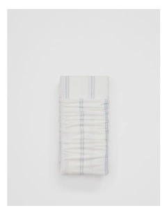 Goldie Australian Cotton Single Flat Sheet in Ciel Blue