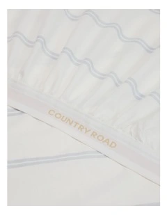 Goldie Australian Cotton Bassinet Sheet in Ciel Blue