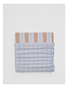 Mavi Cot Quilt Cover in Ciel Blue