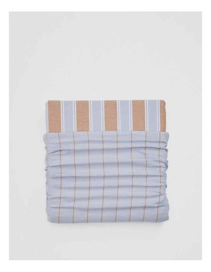 Mavi Cot Quilt Cover in Ciel Blue image 1