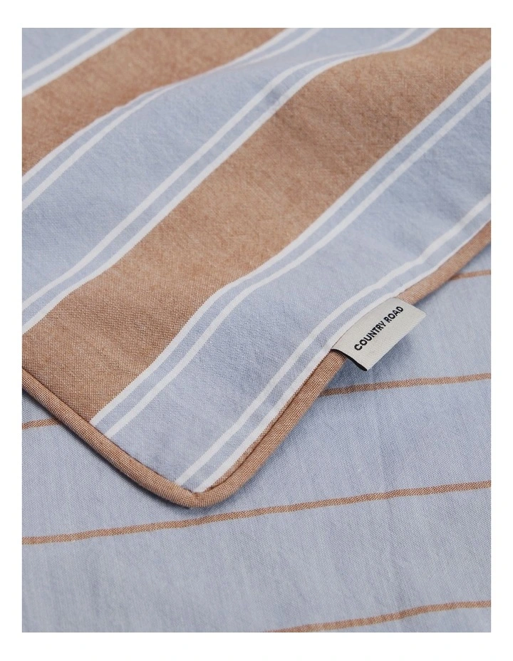 Mavi Single Quilt Cover in Ciel Blue image 2