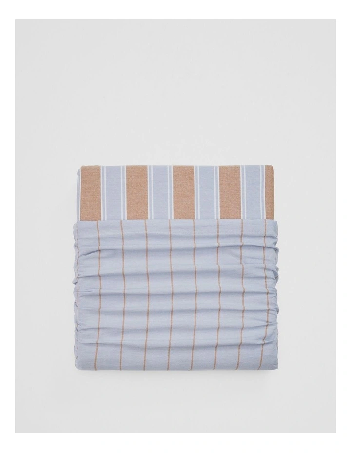 Mavi Double Quilt Cover in Ciel Blue image 1