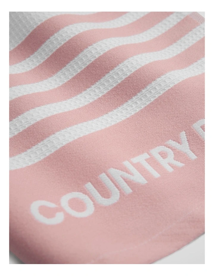 Aeri Australian Cotton Tea Towel Pack Of 3 in Bud image 2