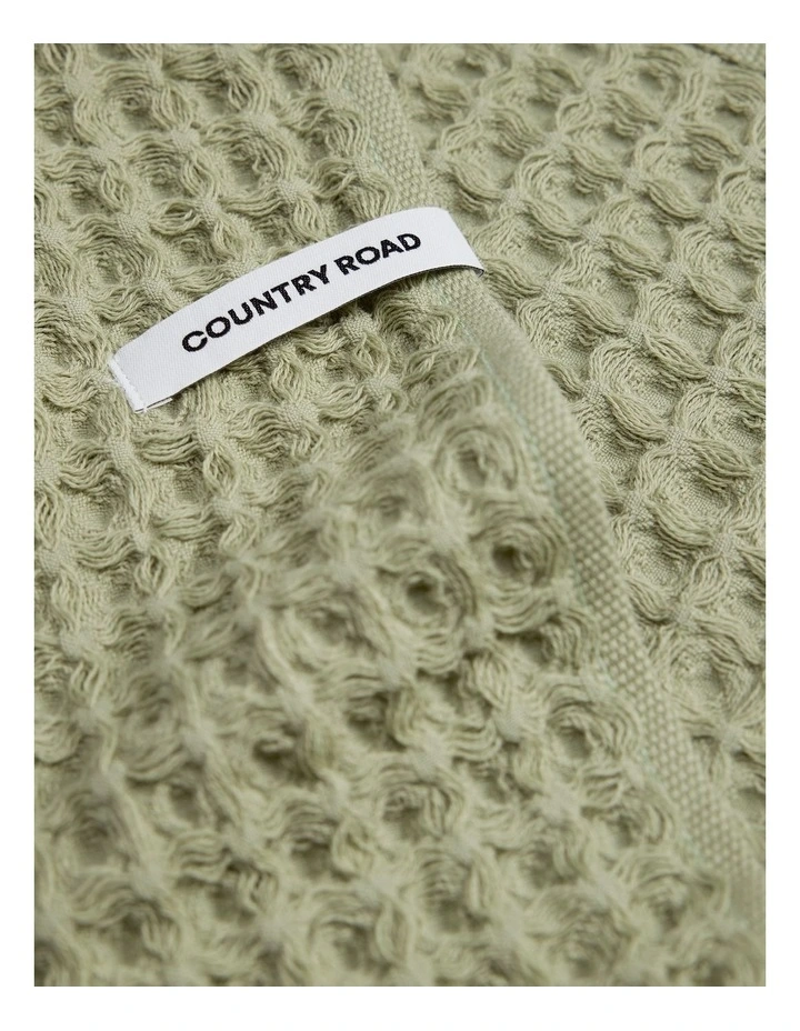 Meeka Australian Cotton Tea Towel Pack Of 2 in Acacia image 2