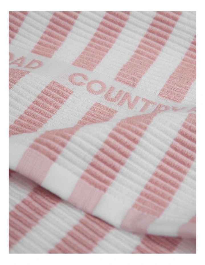 Cr Stripe Australian Cotton Tea Towel Pack Of 3 in Bud image 2