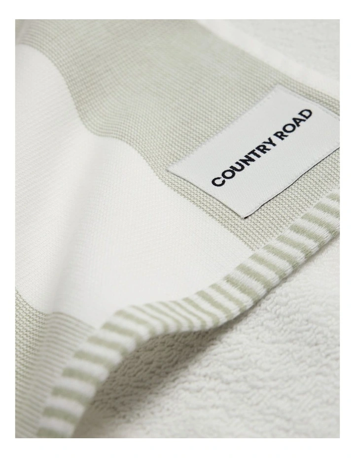 Isa Australian Cotton Tea Towel Pack Of 3 in Acacia image 2