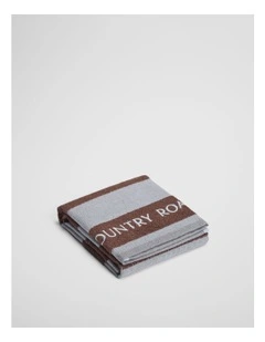 Franklin Australian Cotton Tea Towel in Dark Ash