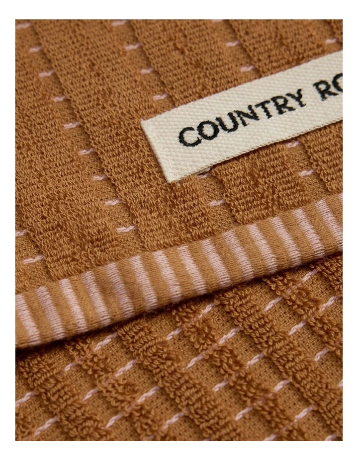 Mira  Australian Cotton Tea Towel Pack Of 2 in Bud image 2