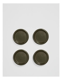 Coco Coaster Set Of 4 in Dark Olive