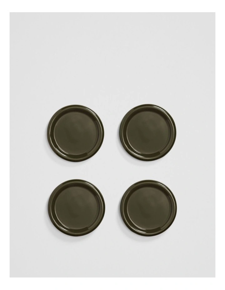 Coco Coaster Set Of 4 in Dark Olive image 1
