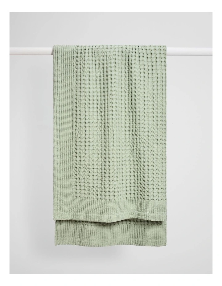 Eden Waffle Throw in Acacia image 1