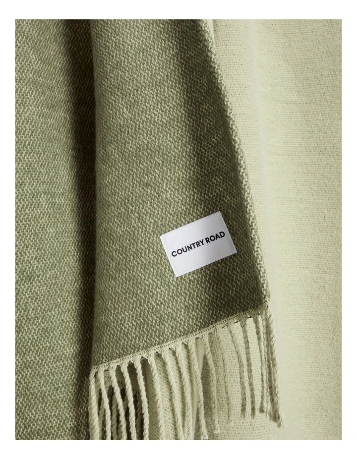 Selina Throw in Dark Olive image 3