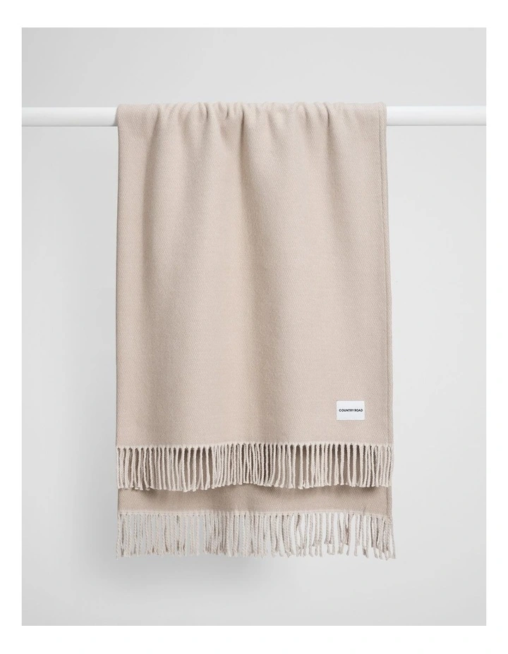 Selina Throw in Pebble image 1