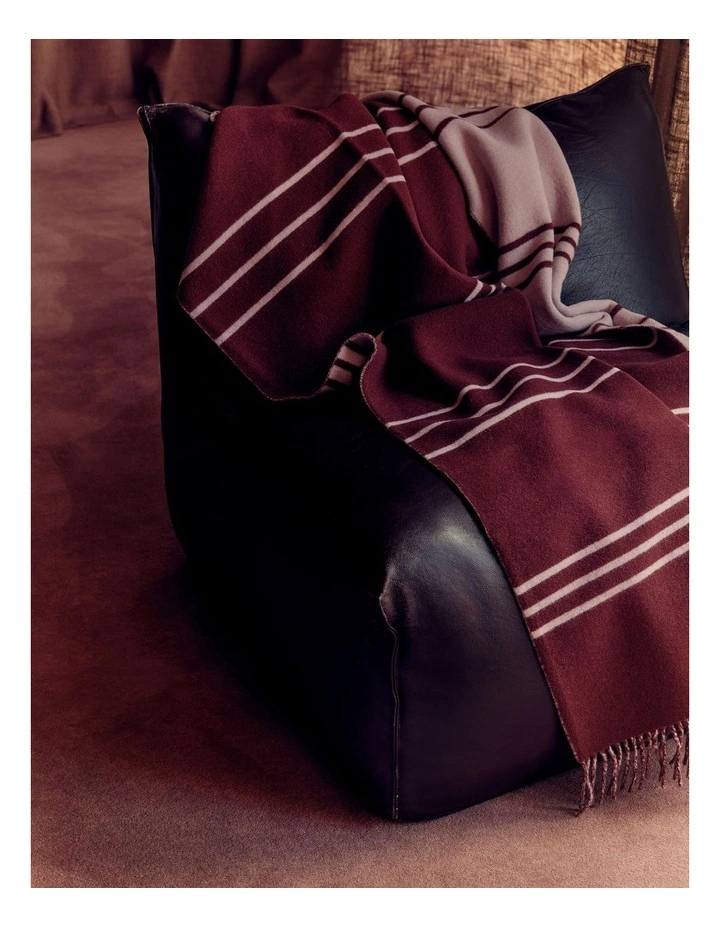 Mardie Wool Throw in Bud image 2