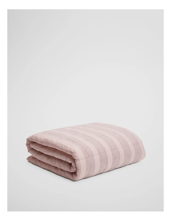 Iris Sherpa Throw Blanket in Bud image 1