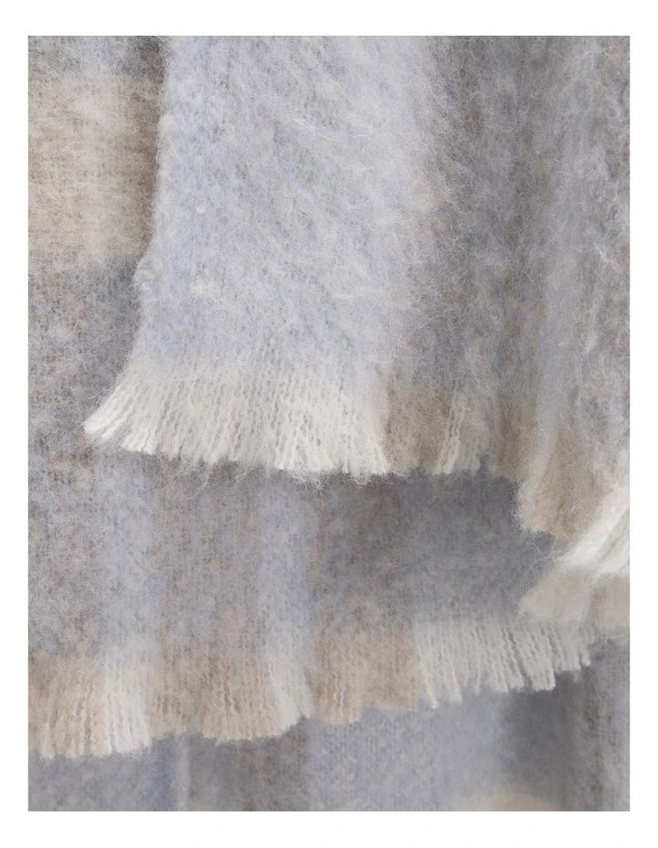 Nietta Waverley Throw in Ciel Blue image 4