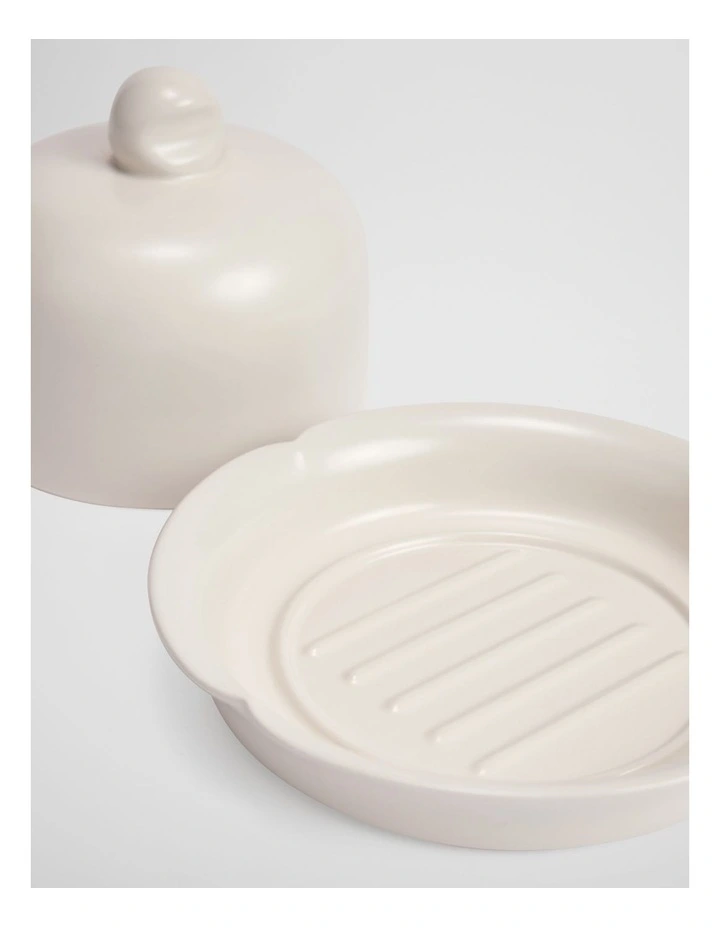 Olinda Butter Dish in Natural image 3