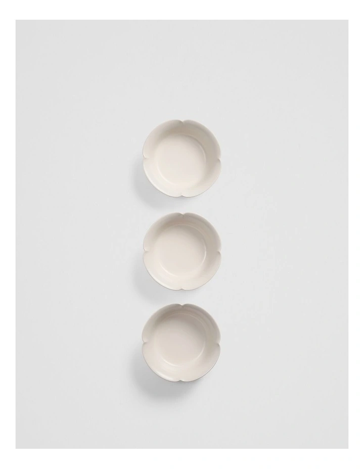 Olinda Dip Bowl Set Of 3 in Natural image 4