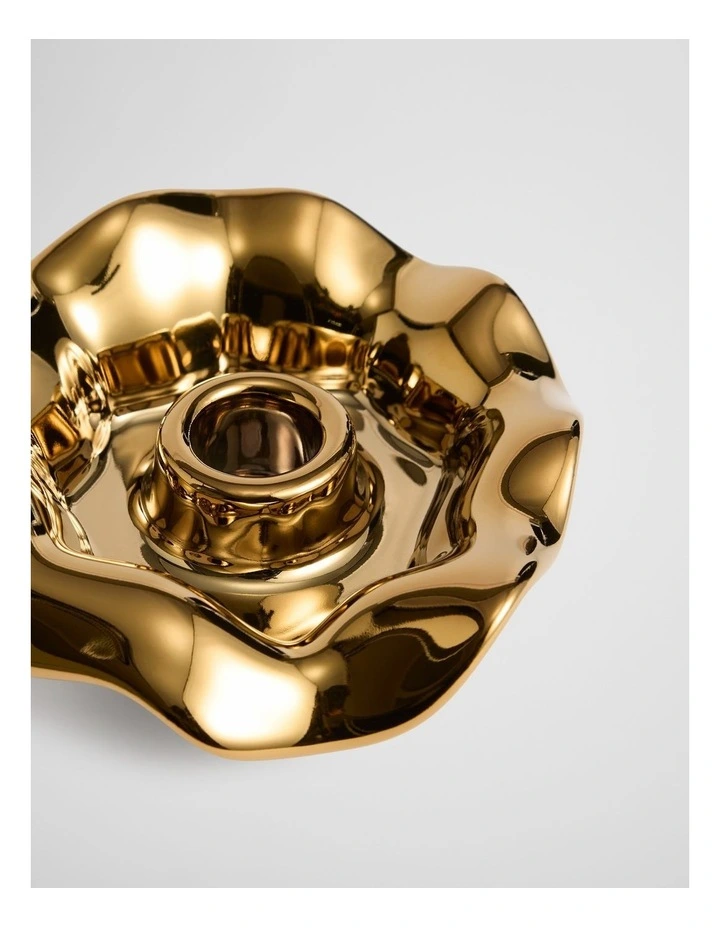 Celeste Candleholder in Gold image 2