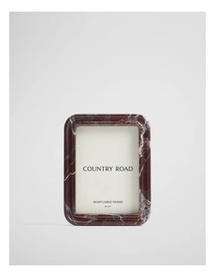 Agapi Large Frame in Carmine