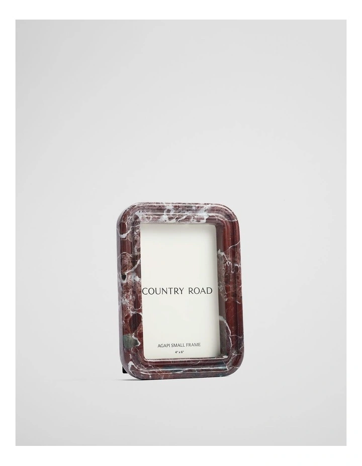 Agapi Small Frame in Carmine image 3