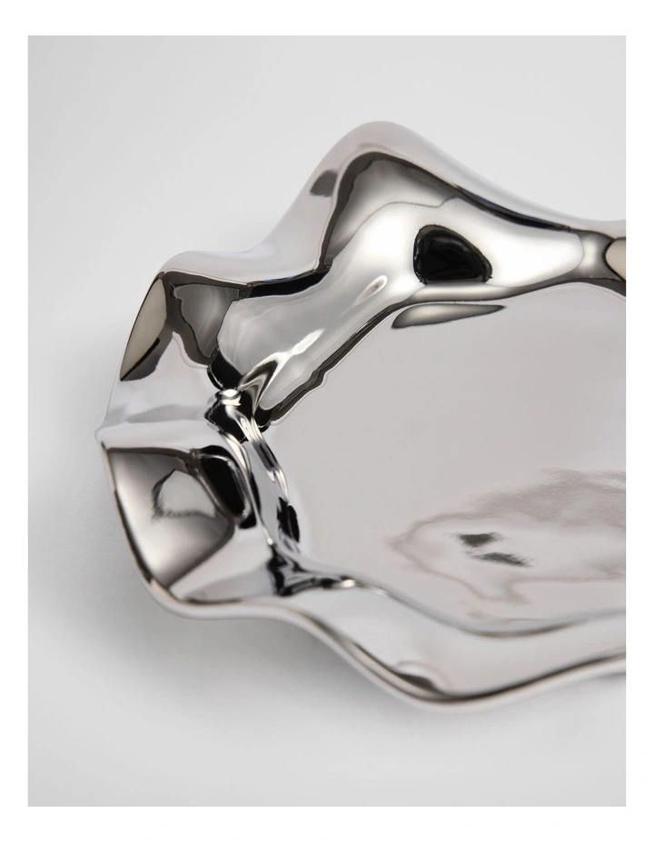 Celeste Trinket Tray in Silver image 3