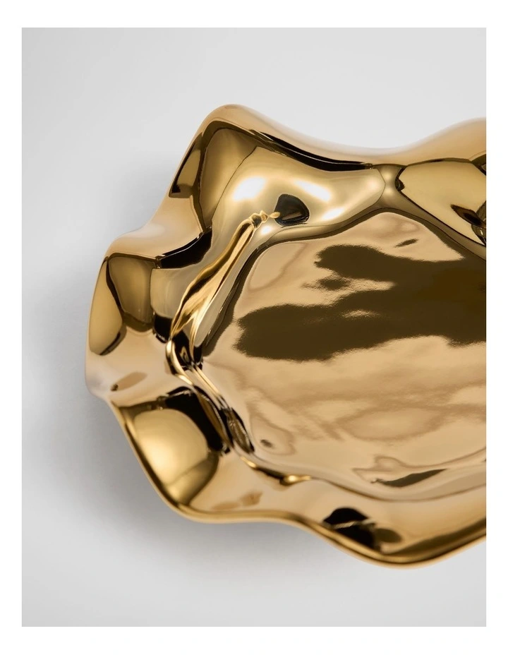 Celeste Trinket Tray in Gold image 2