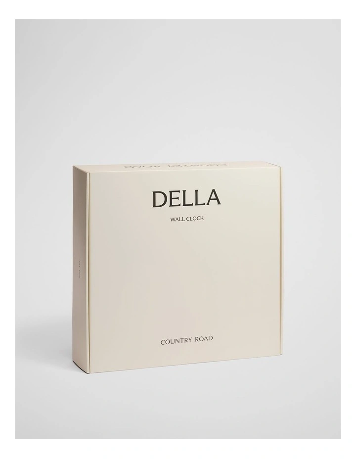 Della Wall Clock in Black image 3