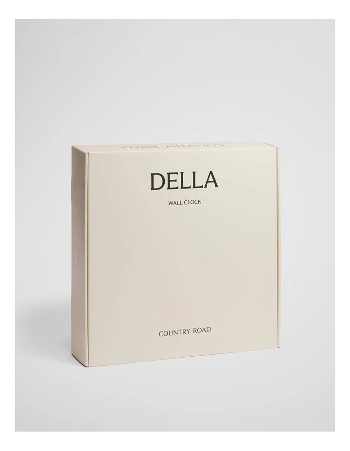 Della Wall Clock in Walnut image 3