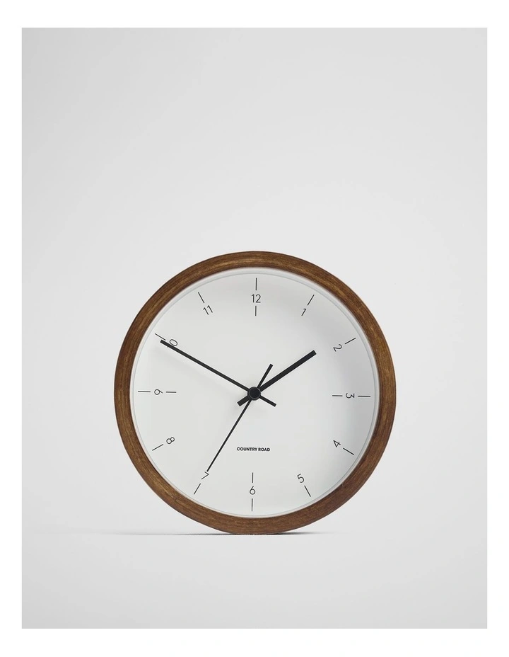 Della Clock in Walnut image 1