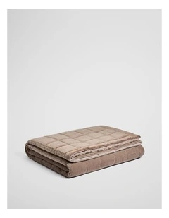 Elm Bed Cover in Pebble