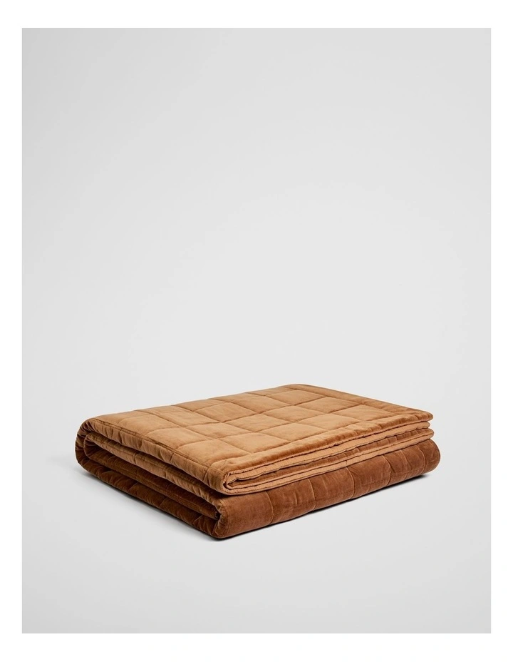 Elm Bed Cover in Umber image 1