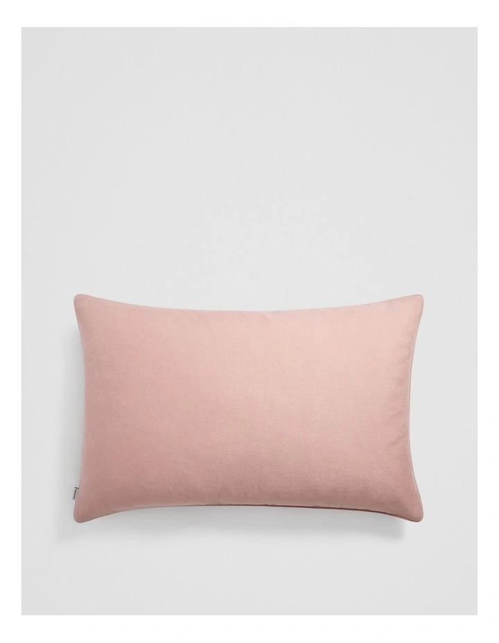 Silk Linen Pillowcase in Musk image 4