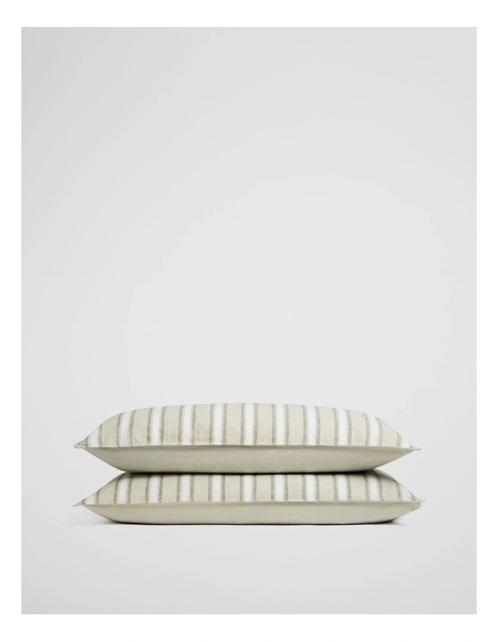 Abi Standard Pillowcase Pair in Acacia image 1