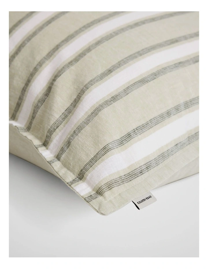 Abi King Pillowcase Pair in Acacia image 3