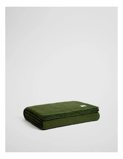 Teo Bed Blanket in Dark Olive