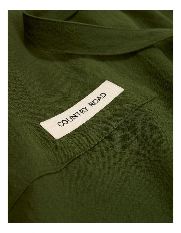 Bruny Apron in Dark Olive image 2