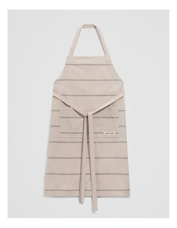Bruny Apron in Natural Stripe image 1