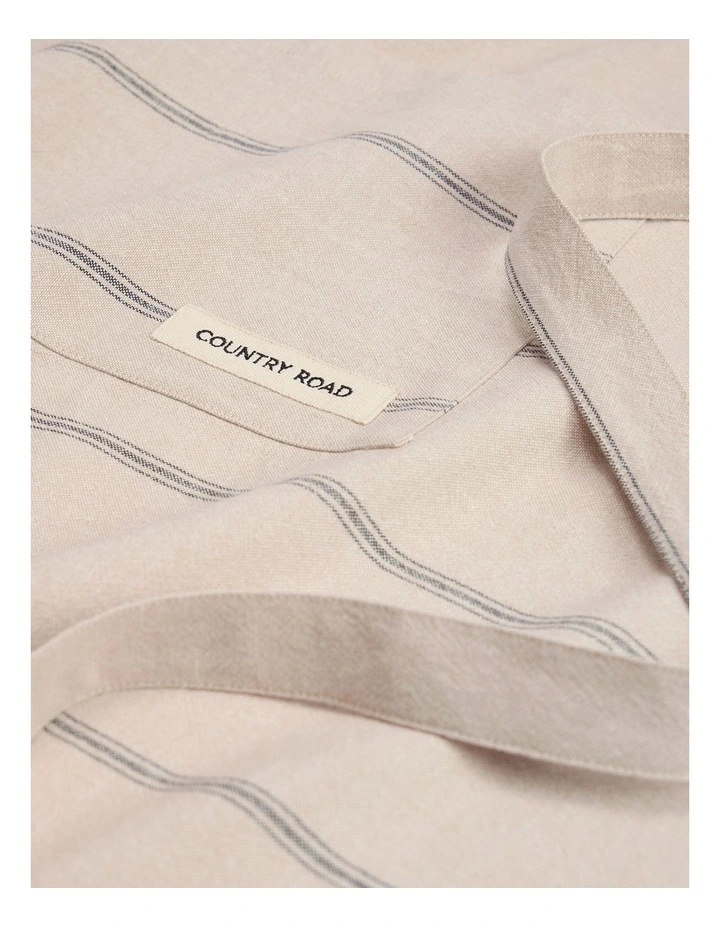 Bruny Apron in Natural Stripe image 3