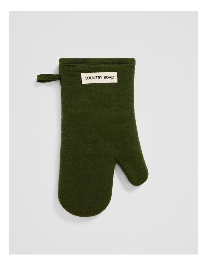 Bruny Oven Mitt in Dark Olive image 1