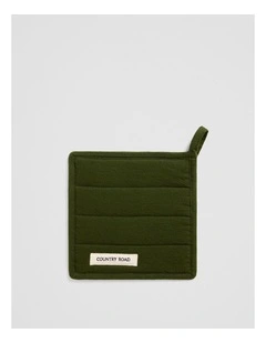 Bruny Pot Holder in Dark Olive