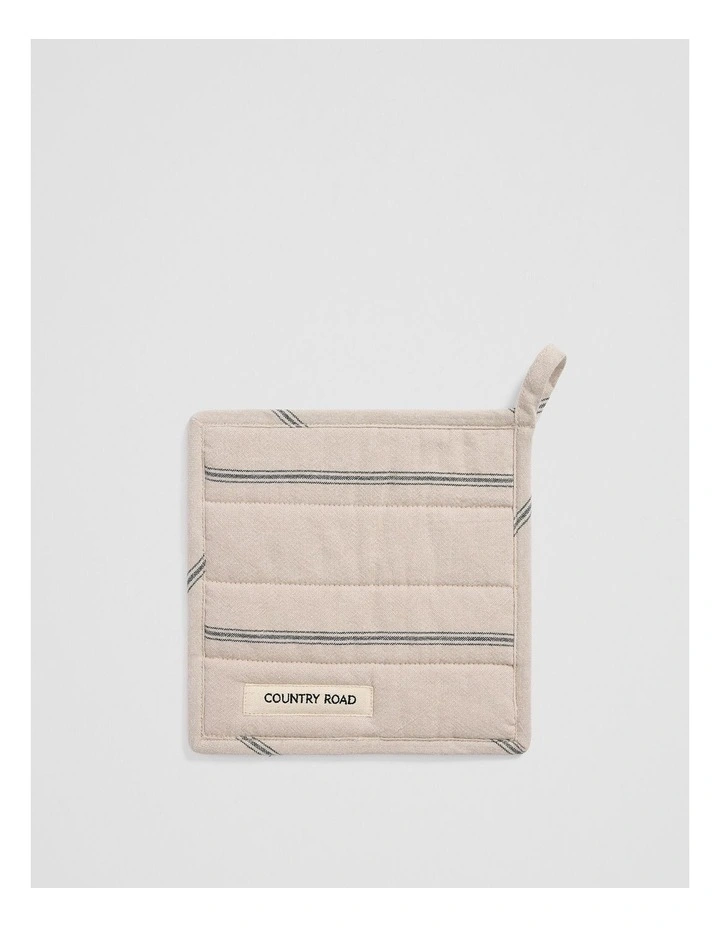 Bruny Pot Holder in Natural Stripe image 1