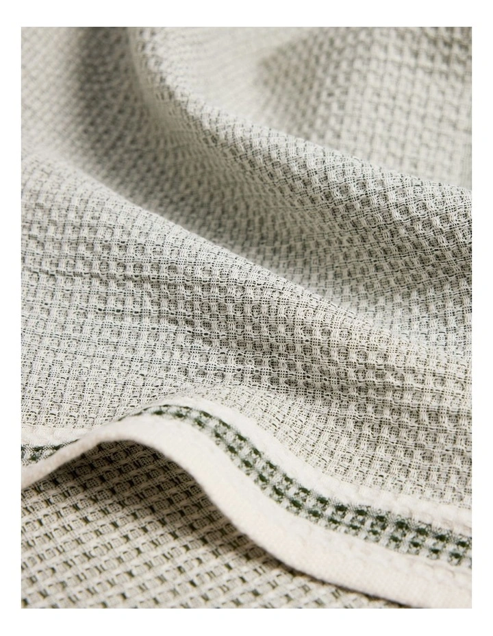 Allonah Australian Cotton Hand Towel in Dark Olive image 2