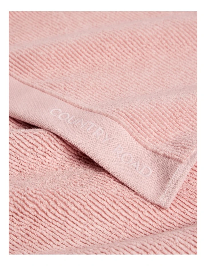 Mara Australian Cotton Bath Towel in Bud image 2