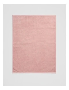 Australian Cotton Mara Bath Mat in Bud